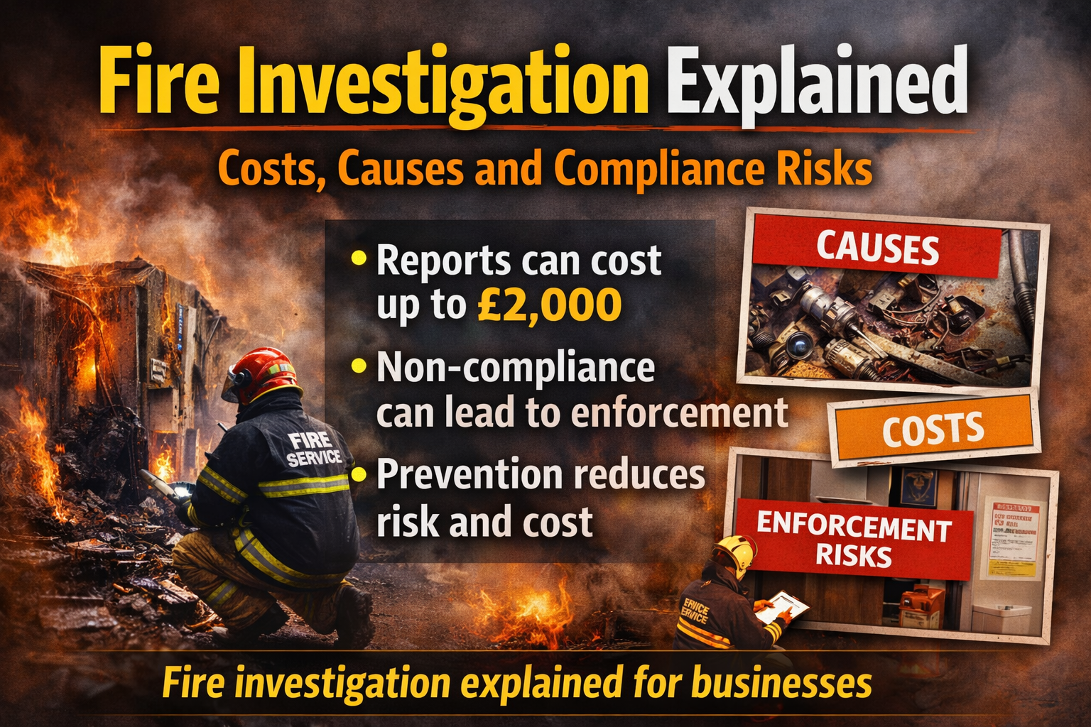 fire investigation surrey